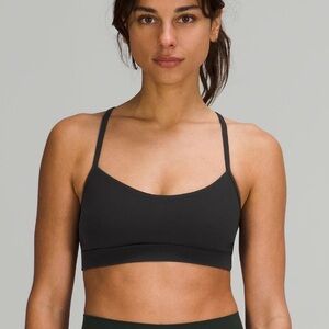 Lululemon Flow Y Bra Nulu Sports Bra Poolside Blue